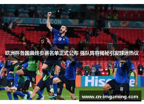 欧洲杯各国最终参赛名单正式公布 强队阵容揭秘引发球迷热议