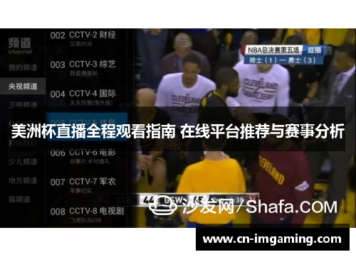 美洲杯直播全程观看指南 在线平台推荐与赛事分析